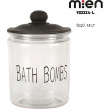 Özbience Küçük Boy Şeffaf Cam Deterjanlık, Şık ve Pratik Ev Aksesuarı