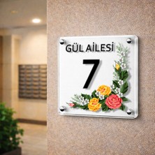 Ofisty Dekoratif Kapı Isimliği, Kapı Numarası Tabelası - Kişiye Özel