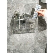 Özbience Pratik Yapışkanlı Banyo ve Mutfak Raf Organizeri, Düzenli Alanlar Için