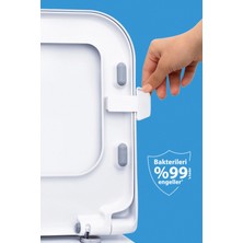 Özbience Hijyenik ve Dayanıklı 4'lü Klozet Kapak Tutacağı Seti