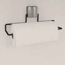 Özbience Decorev Metal Rulo Havluluk, Süper Yapışkanlı, Siyah, Modern ve Şık Tasarım