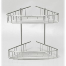 Özbience Primanova M-N31-30 Paloma Alm. Banyo Rafı Çiftli Mat Eloksal