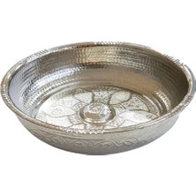 Özbience Elegant Bakır ve Gümüş Kaplama Hamam Tası, Zarif ve Şık Tasarım