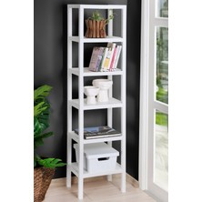 Özbience 6 Katlı Çok Amaçlı Plastik Raf Ünitesi – Mutfak, Banyo ve Balkon Için