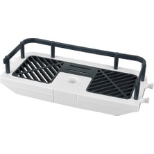 Özbience Pratik Plastik Banyo Düzenleyici, Şampuanlık ve Duş Organizer Seti