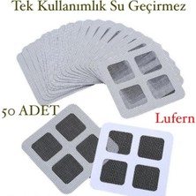 Özbience 50 Adet Banyo Gider Süzgeci Tamir Kiti Kendinden Yapışkanlı