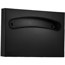 Özbience Siyah Klozet Kapak Örtüsü, Paslanmaz Çelik Dispanser, 250 Adet Kapasiteli