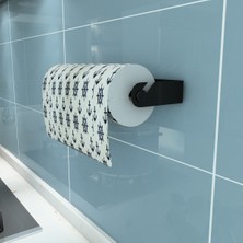 Özbience Paslanmaz Siyah Havlu ve Peçetelik, Ergonomik ve Şık Tasarım