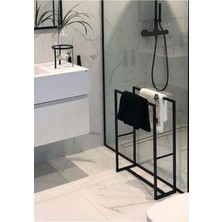 Özbience Modern Ayaklı Banyo Havlu Askısı, Şık ve Kullanışlı Tasarım