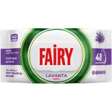 2 Adet Fairy Yuzey Tem.havlusu 100'LU Lavanta Yagli 1 Adet