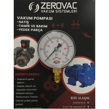 PremiumPort 0-2.5 Bar Çapı 52 mm Alttan Bağlantılı Kuru Tip Manometre