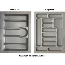 Özbience Pratik Çekmece Içi Kepçelik ve Kaşıklık Ikili Seti 67X49 cm