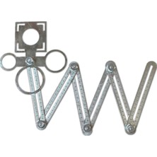 PremiumPort Çok Fonksiyonlu Delik Şablon Cetveli 110 cm – Pratik ve Çok Amaçlı Kullanım