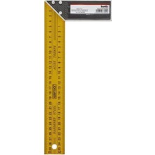 PremiumPort Çelik Gönye Cetvel 300 Mm, Hassas Ölçüm ve Dayanıklı Tasarım