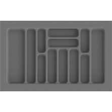 Özbience Çekmece Içi Kaşıklık, Gri, 79X49 Cm, Kesilebilir, Organizer