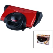 Ankaverse Awox Orion  Kırmızı   8 Dilim  Elektrikli  Teflon Tost Makinesi  -  180° Izgara   6 Kademe Isı Ayarı   1800W (5286)