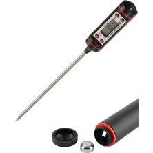 PremiumPort Dijital Gıda Termometresi, Mutfak, Sıcaklık Ölçer, Pilli, Yemek ve Bebekler Için