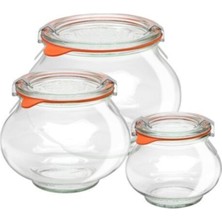 Özbience Çoklu Kap Seti - 1062 Ml, 560 ml ve 220 Ml, Şık ve Kullanışlı Tasarım