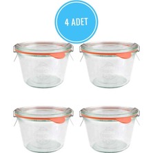 Özbience Kavanoz Seti 370 Ml, 4 Adet, Şık ve Kullanışlı Saklama Çözümü