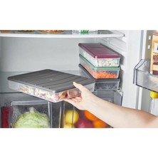 Özbience 2 Adet 2,25 Lt Organizer Buzdolabı ve Buzluk Saklama Kabı Seti