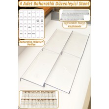 Özbience 4'lü Çekmece Içi Baharatlık Düzenleyici Standı 30,5X13CM