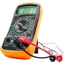 PremiumPort Mini Dijital Multimetre LED Ekran, 9V Pil Hediye, Taşınabilir Ölçüm