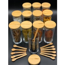 Özbience 24 Parça Baharatlık Takımı, Kendinden Etiketli, Şık ve Kullanışlı Tasarım