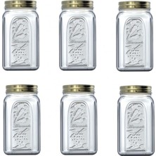 Özbience 3l Kavanoz Seti, 6'lı Paket, Ev Yapımı, Şık ve Kullanışlı