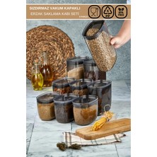 Özbience 9'lu Oval Saklama Kabı Seti, Sızdırmaz ve Pratik Depolama Çözümü