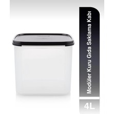 Özbience Çift Bölmeli 4l Oval Saklama Kabı, Sağlıklı ve Şık Tasarım