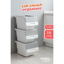 Özbience Çok Amaçlı Tekerlekli Sebzelik ve Oyuncak Kutusu 36LT