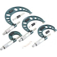 PremiumPort Dış Çap Mikrometre Seti 0-25/75-100, 4 Parça, Hassas Ölçüm Araçları