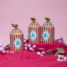 Özbience Şık 3'lü Porselen Baharat Takımı, Modern ve Zarif Tasarım