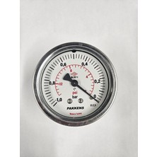 PremiumPort Çap 63 Pano Tip - 1/0 Bar Kuru Vakummetre, Hassas Ölçüm Cihazı