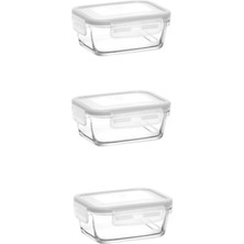 Özbience Pratik ve Şık 3'lü 400 ml Saklama Kabı Seti, Günlük Kullanım Için Ideal