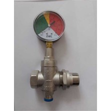 PremiumPort Su Basınç Düşürücü Dms Y-A60 Manometre 63 Mm, 0-10 Bar, 3/4"