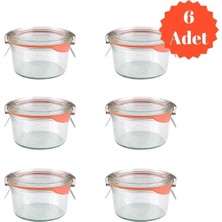 Özbience 6'lı 165 ml Kısa Cam Kavanoz Seti, Şık ve Kullanışlı Saklama Çözümleri