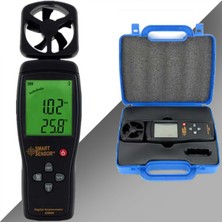 PremiumPort Rüzgar Hızı Ölçer Anemometre, 180° Dönebilen Prob, Hassas Ölçüm