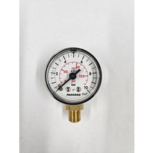 PremiumPort Çap 40, Alttan 10 Bar, Kuru Manometre, Hassas Ölçüm Cihazı