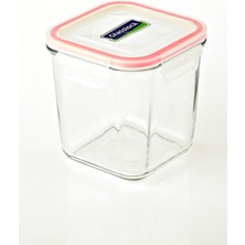 Özbience Kare Cam Saklama Kabı 900 Ml, Dayanıklı ve Şık Mutfak Ihtiyacı