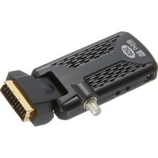 Rose Yüksek Kalite Mini Scart Adaptörü, Uydu Hq Için Güçlü Bağlantı