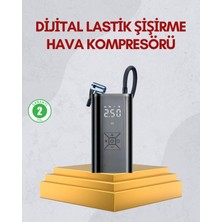 Marsilyan Kablosuz Kullanımlı Dijital Kontrollü Taşınabilir Şişirme Cihazı