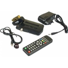 Allians Mini Uydu Alıcısı, Çok Kanallı, Scart Girişli, Kullanıma Hazır