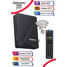 Elenberg Full Hd Wi-Fi Smart Uydu Alıcısı, Bluetooth Kumandalı, Çoklu Bağlantı