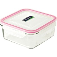 Özbience Kare Cam Saklama Kabı 1200 Ml, Sağlam ve Şık Saklama Çözümü