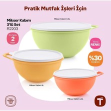 Özbience Çok Boyutlu Miksim Seti, 4.5, 3 ve 1.4 Litre Çok Amaçlı Kaplar