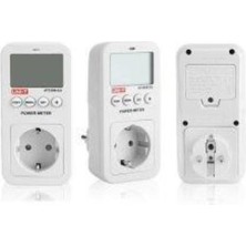 PremiumPort Priz Tipi Wattmetre, Güç ve Enerji Ölçüm Cihazı, Dijital Takip