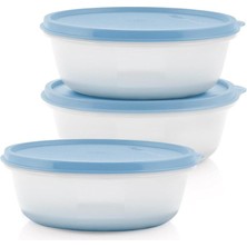 Özbience Çok Amaçlı 630ML Buzlu Saklama ve Servis Kabı Seti, 3'lü