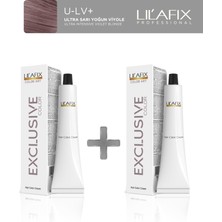 Lil'afix 2'li Exclusive Colour Tüp Boya 60 ml UL-V+ Ultra Sarı Yoğun Viyole