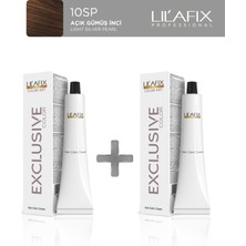Lil'afix 2'li Exclusive Colour Tüp Boya 60 ml 10Sp Açık Gümüş İnci